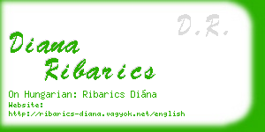 diana ribarics business card