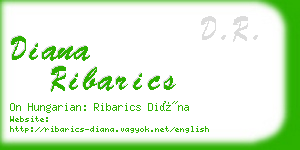 diana ribarics business card